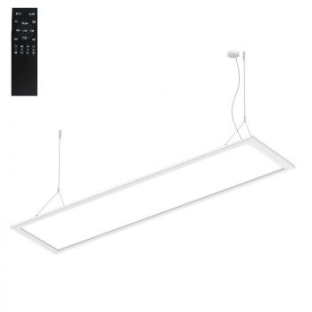 TRUE-LIGHT LED CCT DIM 40W UGR19 Pendelleuchte 2.7-5.5K CRI98 120x30cm 4.000lm